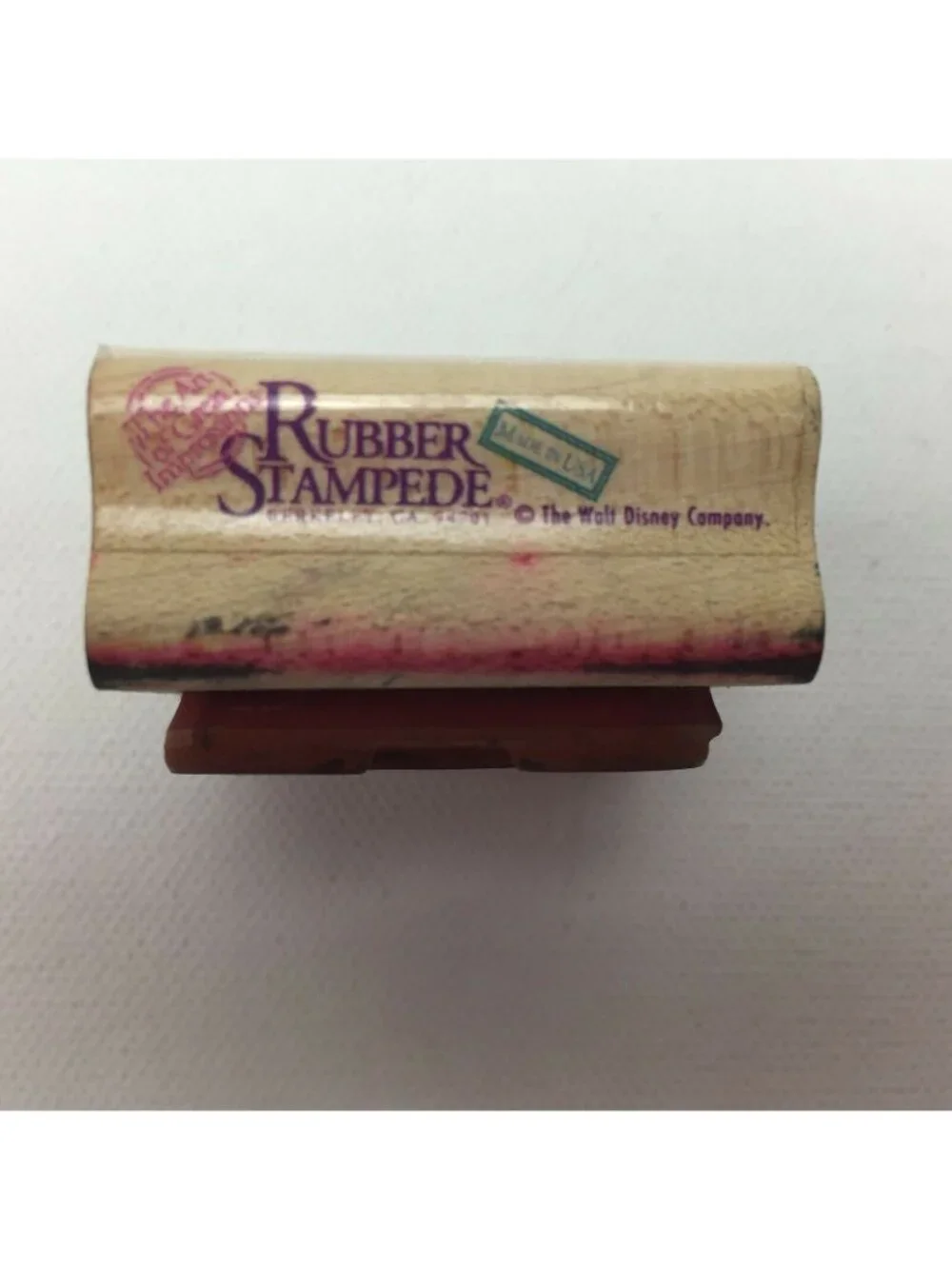Disney Mickey Mouse Rubber Stamp Vintage Craft Tool 375-C By Rubber Stampede USA